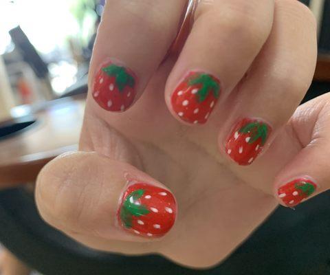 Strawberry mani