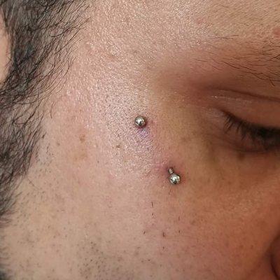 Surface piercing