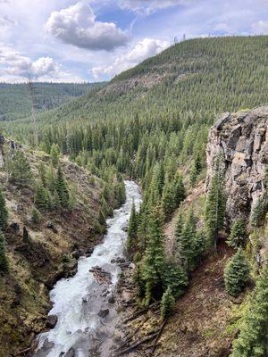 Tumalo Falls downstream