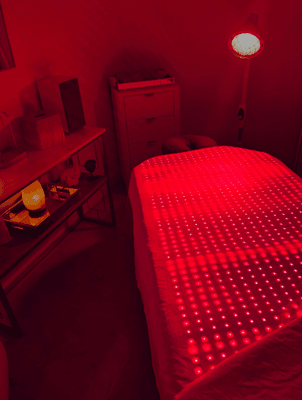 Infrared heat and LED light mat. Many very healthy benefits of infrared light and now you can experience them with the best massage