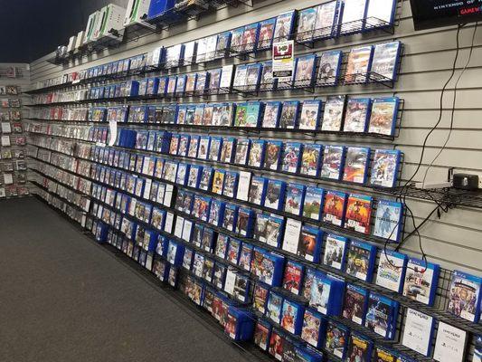 Great selection on games and consoles