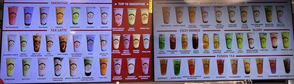 Boba tea flavors