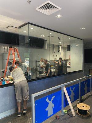 Glass Installment for Dutch Bros!