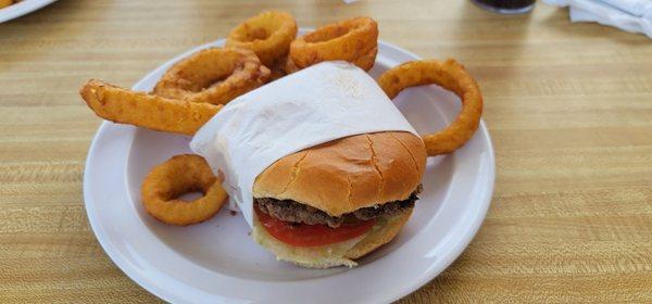 Bacon cheese burger