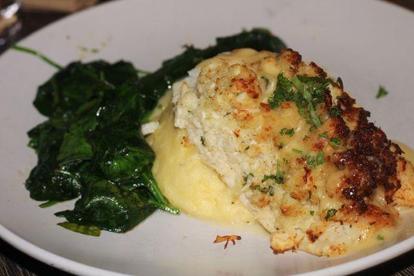 Parmesan crusted fish