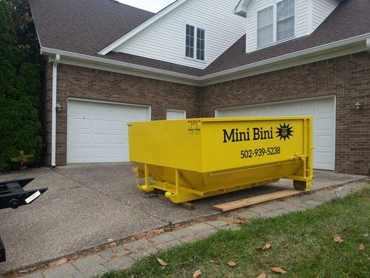 All of our dumpsters are driveway safe. Our dumpsters are placed on boards for all delivery's.