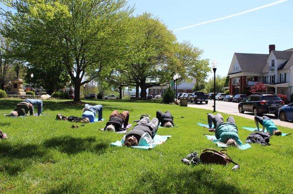 Events - yoga on the green