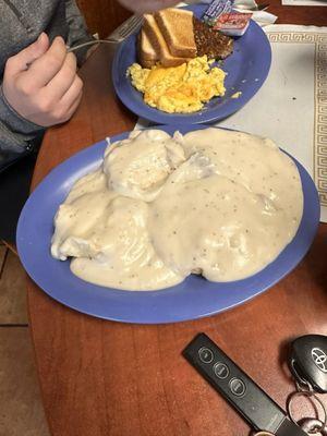 Biscuits and gravy