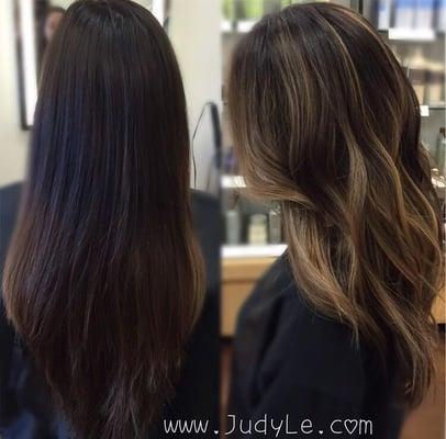 Full highlights + balayage + tone with Judy