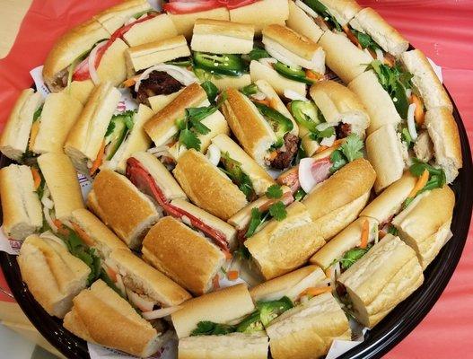 Sandwich platter A $53 for 28 piece (served 10-12 persons)