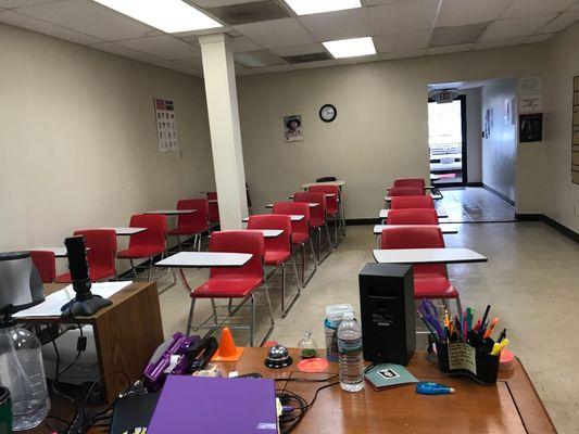 Galveston location classroom.