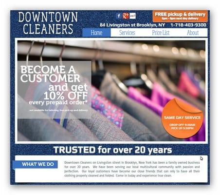 DowntownCleanersOnLivingston.com