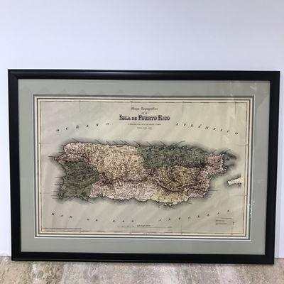 Everyone loves a nice framed map!