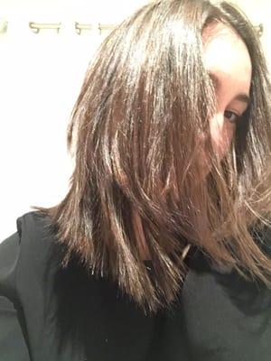 Cut by Dan and keratin treatment by Colette!