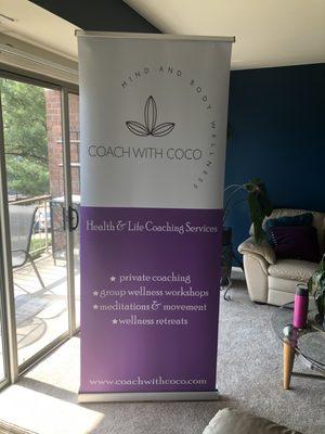 Large banner for marketing