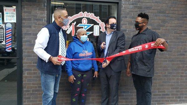 We are officially open for business thanks to the city mayor and councilman.