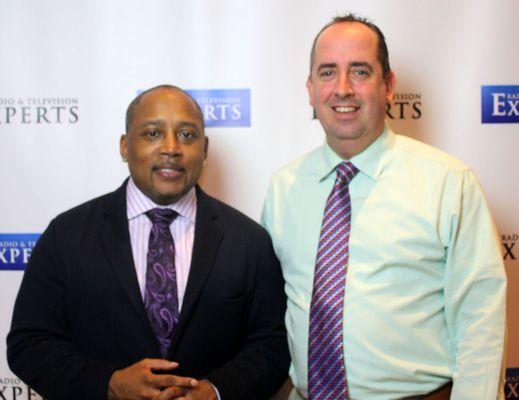 Chad Schwendeman with Daymond John of ABC's Shark Tank.