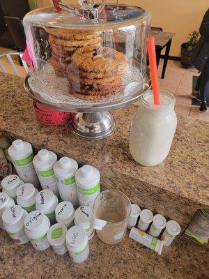 Protein shake protein cokies