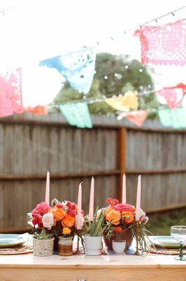 Colorful Centerpieces