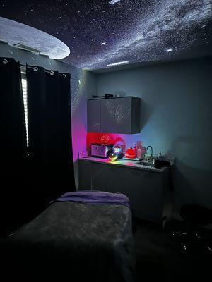 Step into another world in our massage studio!