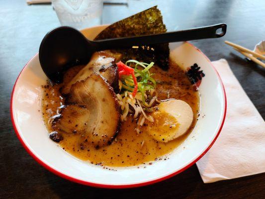 Black garlic ramen