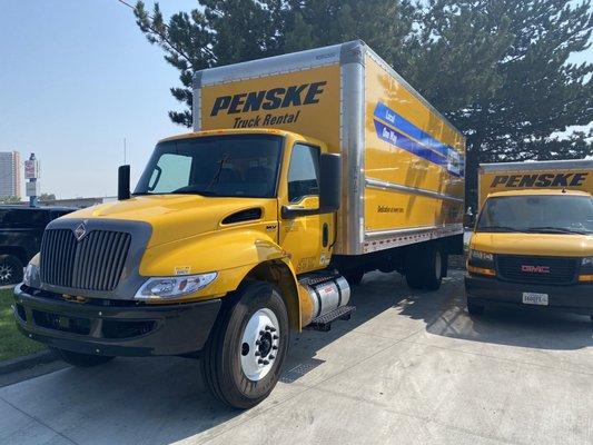 Penske upgraded our moving truck from a 20' gas engine to a 26' diesel, free of charge,