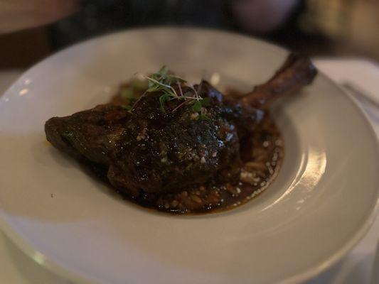 The lamb shank