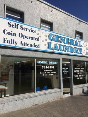 General Laundry is open seven days a week