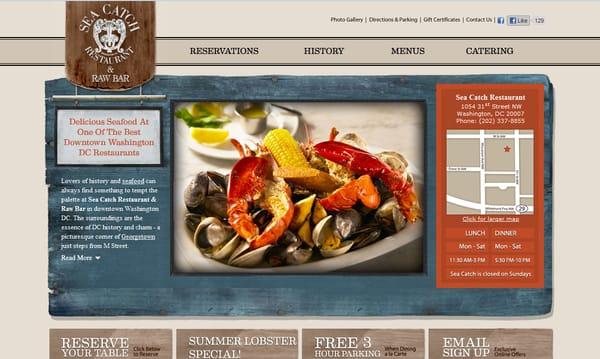 Sea Catch Restaurant SEO Copywriting