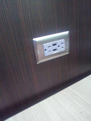 Plug ins with USB ports