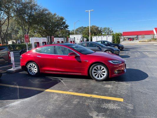 Tesla charging