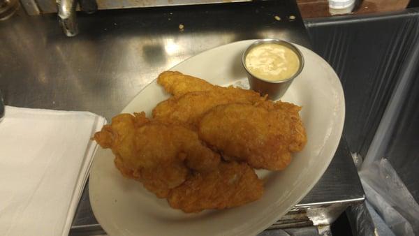 BEER BATTER CHICKEN STRIPS