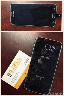 Galaxy S6 front and back screen replacement