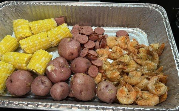 October weekends seafood boil.