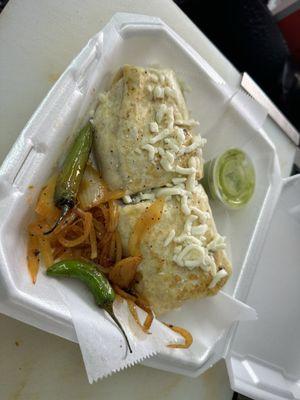 Burro pequeño 7" pulgadas el mejor burrito antes probado