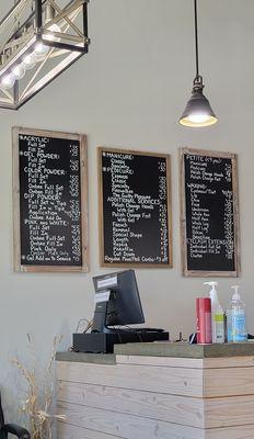 Menu & prices