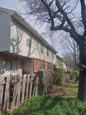 Roof rot due to no gutter maintenance again. Now more money will be needed to repair soffit and fascia damage.