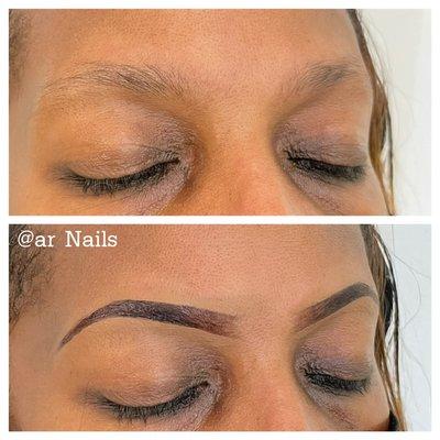 eyebrow tinting