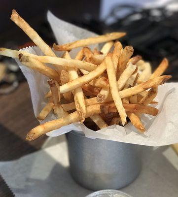 Fresh cut fries are amazing