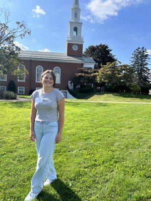 My daughter at Ethel Walker boarding school in Connecticut (-: