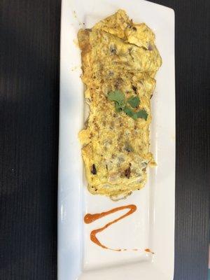 Mile high omelette