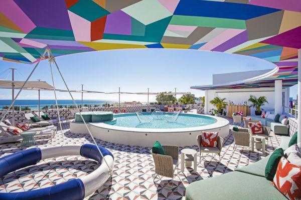 The Upside Rooftop Lounging Pool and Bar