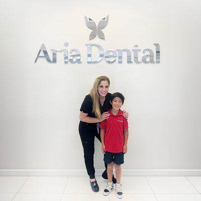 Another day at Aria Dental and another happy patient with a healthy smile