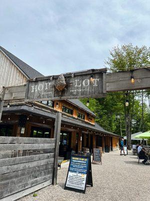 Exterior patio entrance