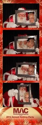 Even Santa Loves our booth.