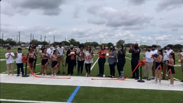 Football field grand opening