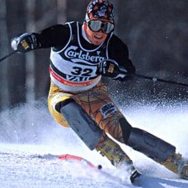 Ski racing in Vail, CO.