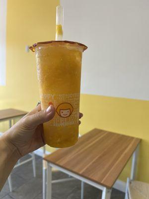 Mango lemon slushy