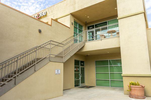 Entrance to our building