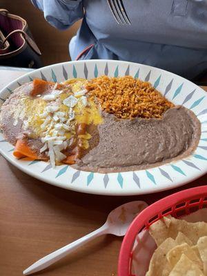 Cheese Enchilada Dinner